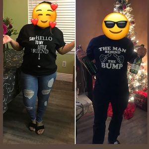 Cool Pregnancy reveal shirts !